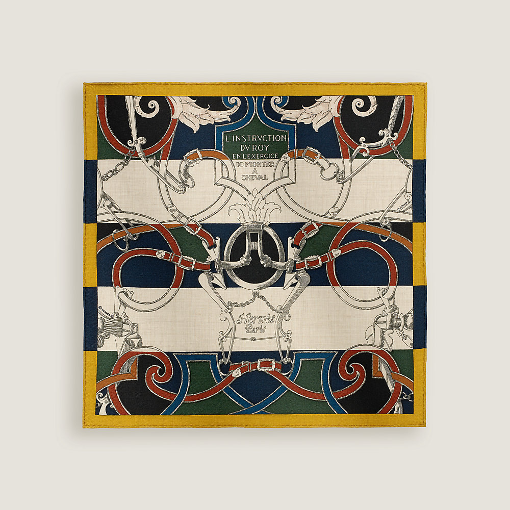 L'Instruction du Roy Bayadere scarf 45 - Red | Hermès USA